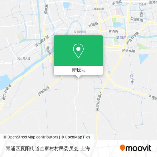 青浦区夏阳街道金家村村民委员会地图