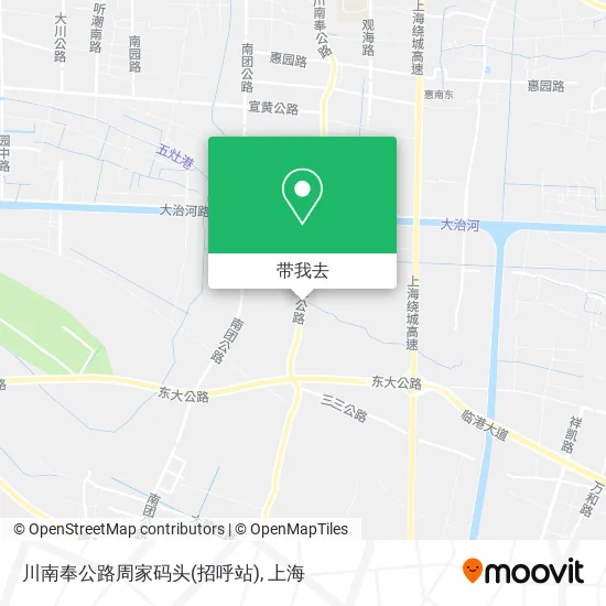 川南奉公路周家码头(招呼站)地图