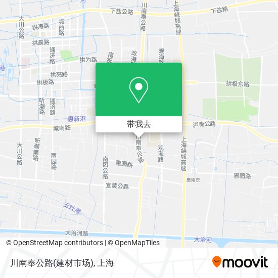 川南奉公路(建材市场)地图