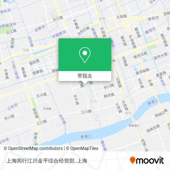 上海闵行江川金平综合经营部地图