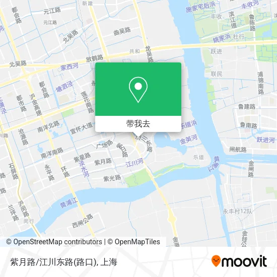 紫月路/江川东路(路口)地图