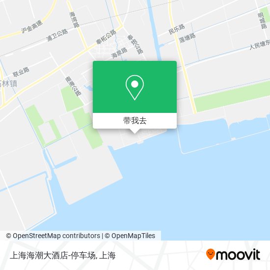 上海海潮大酒店-停车场地图