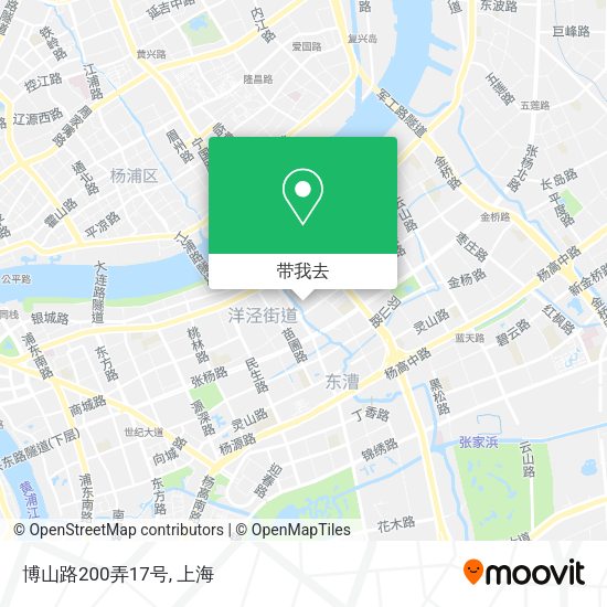 博山路200弄17号地图