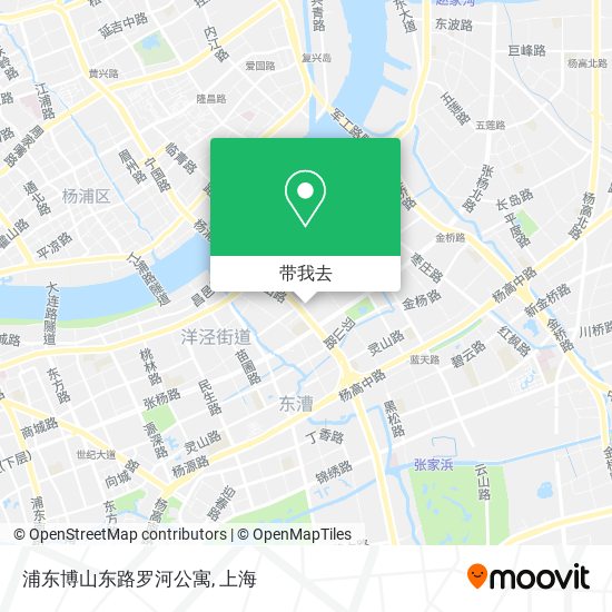 浦东博山东路罗河公寓地图