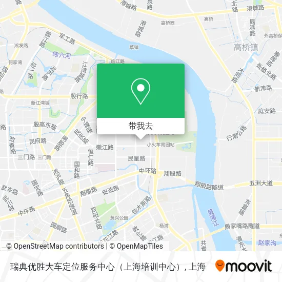 瑞典优胜大车定位服务中心（上海培训中心）地图