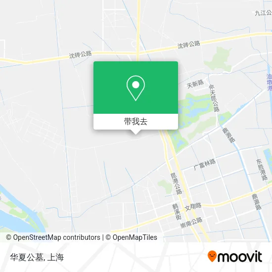 华夏公墓地图