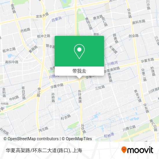 华夏高架路/环东二大道(路口)地图