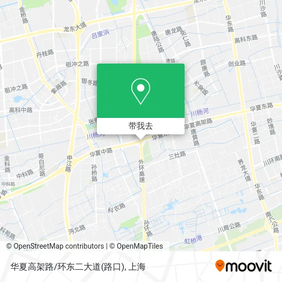 华夏高架路/环东二大道(路口)地图