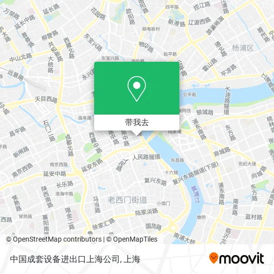 中国成套设备进出口上海公司地图