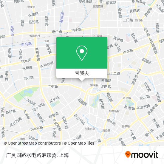 广灵四路水电路麻辣烫地图