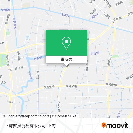 上海赋展贸易有限公司地图