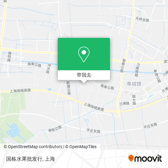 国栋水果批发行地图