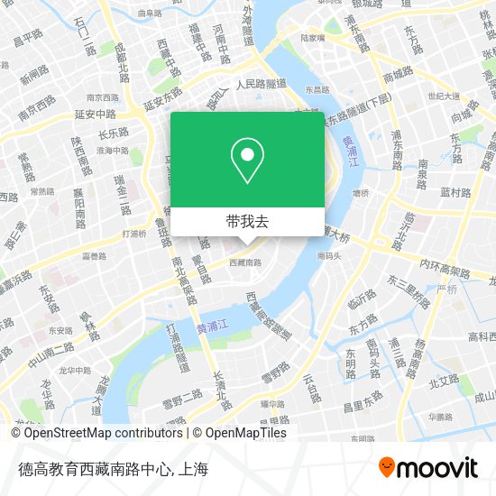 德高教育西藏南路中心地图