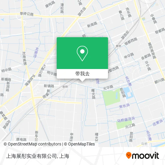 上海展彤实业有限公司地图