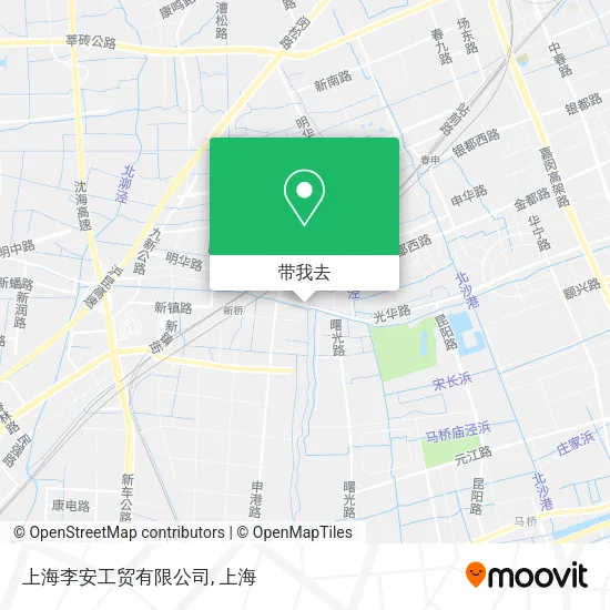 上海李安工贸有限公司地图