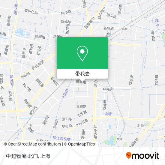 中超物流-北门地图