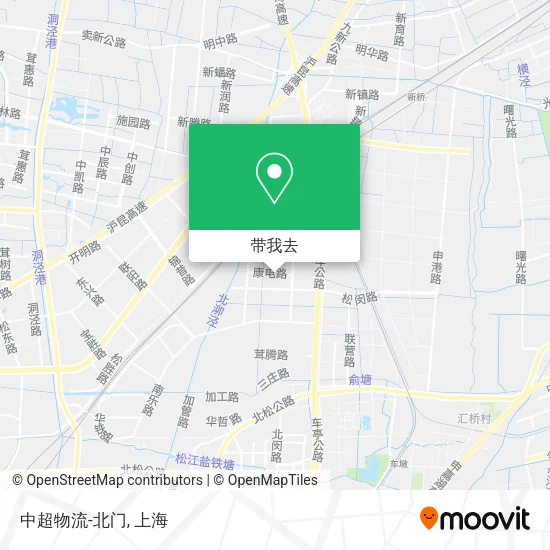 中超物流-北门地图