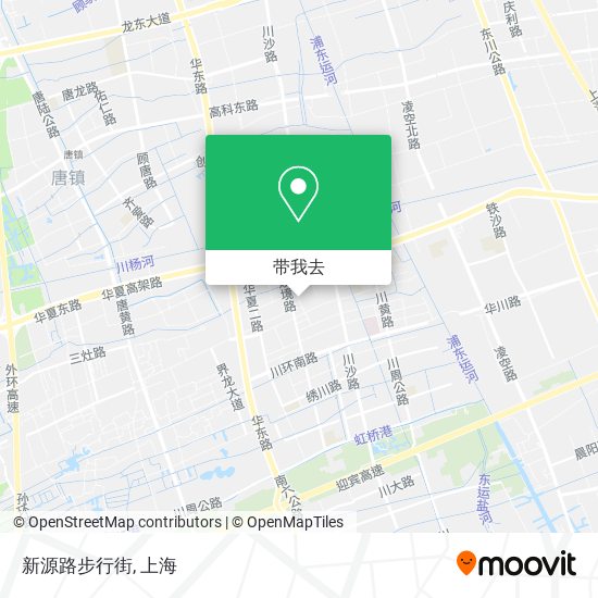 新源路步行街地图