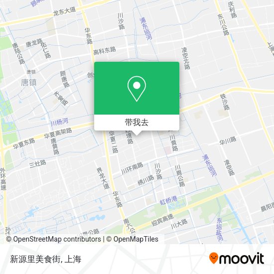 新源里美食街地图
