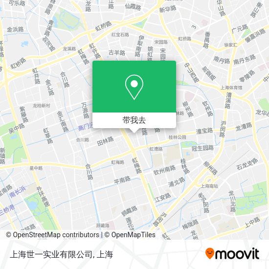 上海世一实业有限公司地图