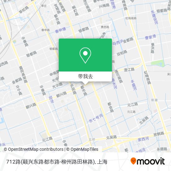 712路(颛兴东路都市路-柳州路田林路)地图