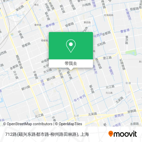 712路(颛兴东路都市路-柳州路田林路)地图