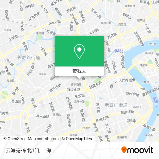 云海苑-东北1门地图