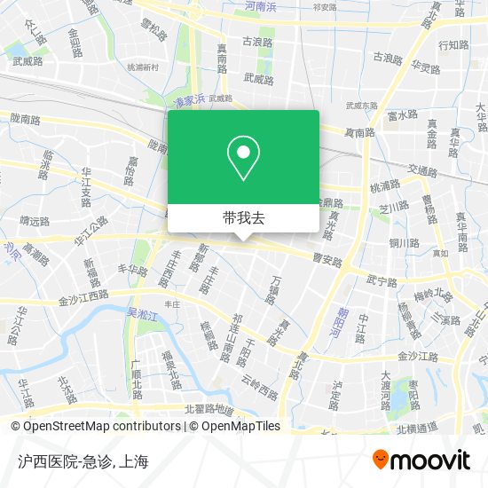 沪西医院-急诊地图