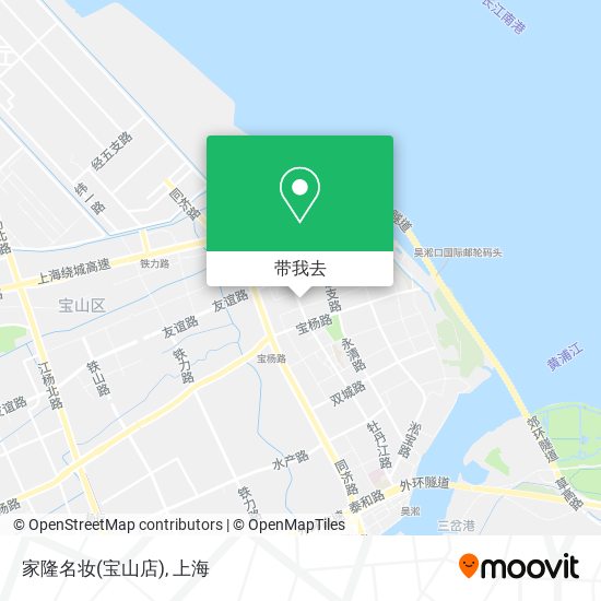 家隆名妆(宝山店)地图