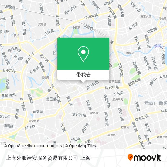 上海外服靖安服务贸易有限公司地图