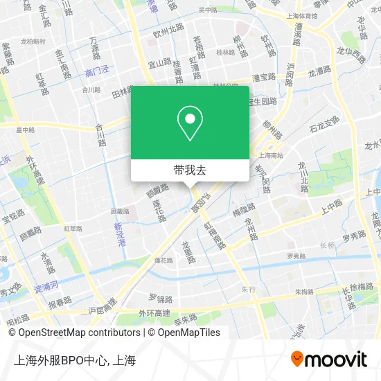 上海外服BPO中心地图
