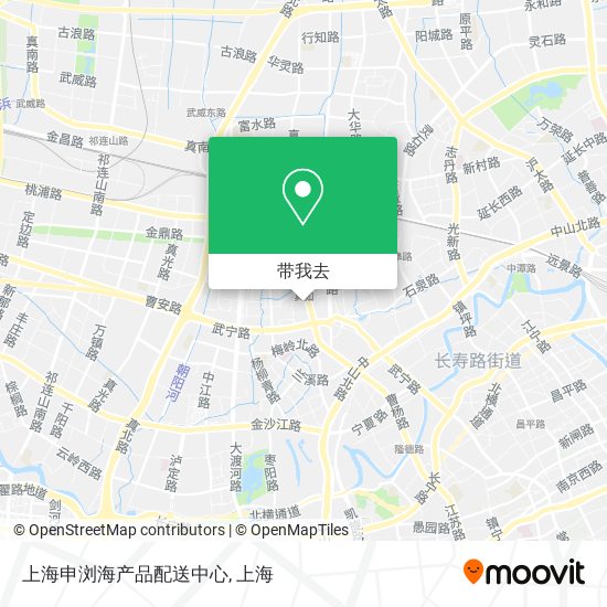 上海申浏海产品配送中心地图
