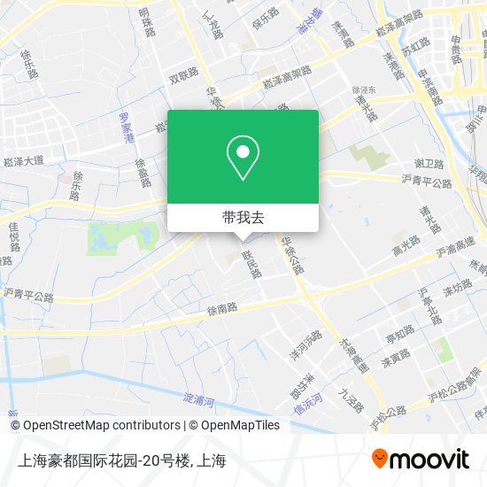 上海豪都国际花园-20号楼地图