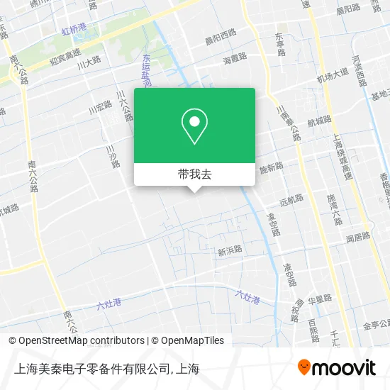 上海美秦电子零备件有限公司地图