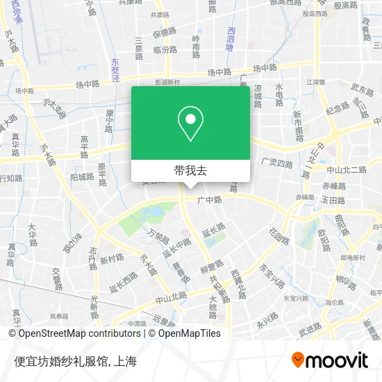 便宜坊婚纱礼服馆地图