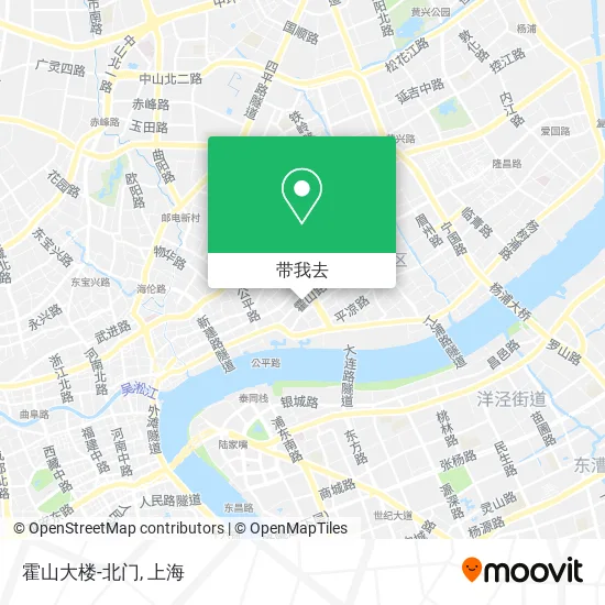 霍山大楼-北门地图