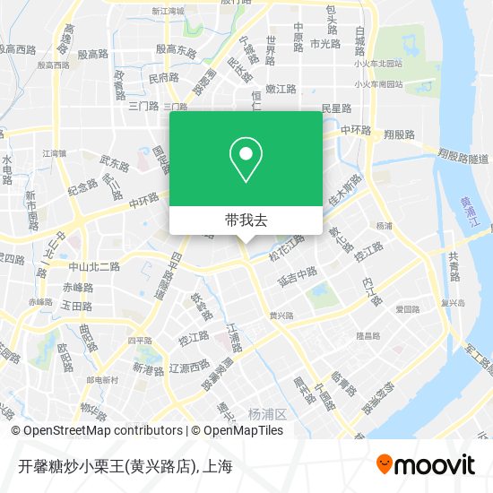 开馨糖炒小栗王(黄兴路店)地图