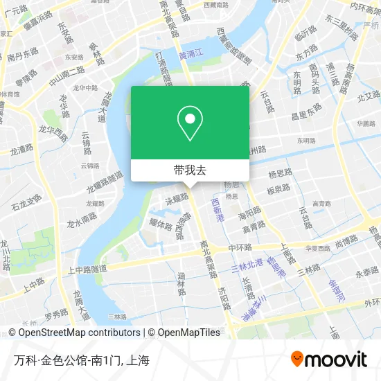 万科·金色公馆-南1门地图