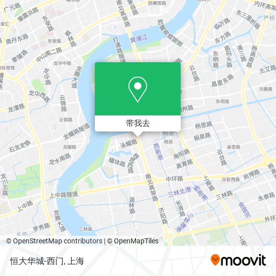 恒大华城-西门地图