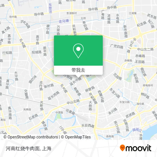 河南红烧牛肉面地图