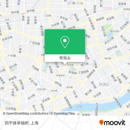 四平路幸福村地图
