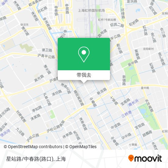 星站路/中春路(路口)地图