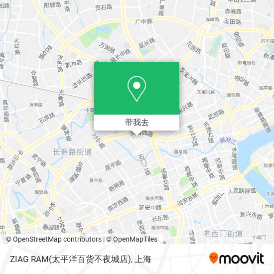 ZIAG RAM(太平洋百货不夜城店)地图