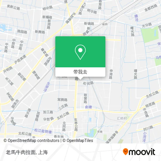 老馬牛肉拉面地图