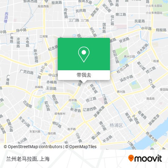 兰州老马拉面地图