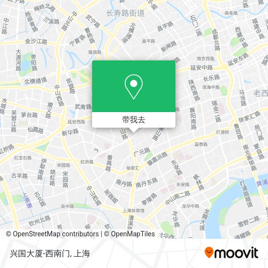 兴国大厦-西南门地图