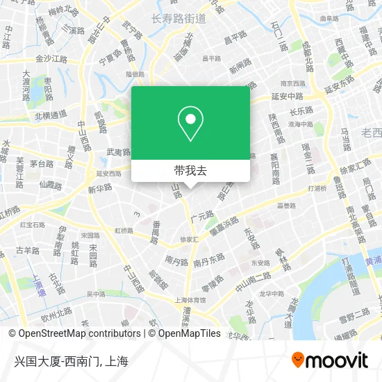 兴国大厦-西南门地图