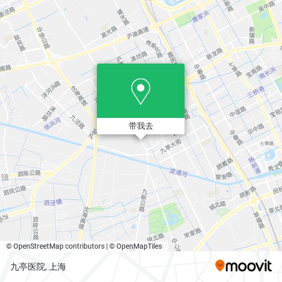 九亭医院地图