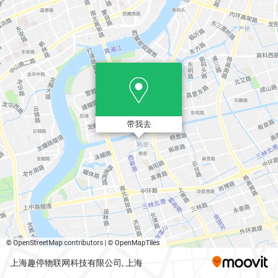 上海趣停物联网科技有限公司地图