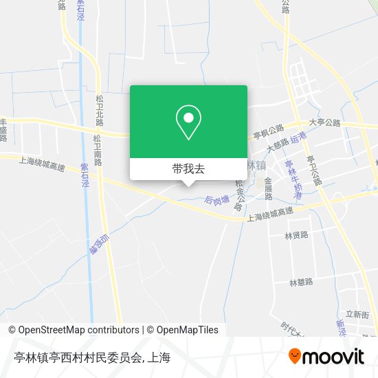 亭林镇亭西村村民委员会地图